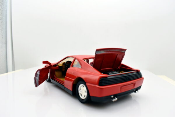 Modellino auto scala 1:24 Ferrari 348 TB diecast modellismo da collezione burago - immagine 5