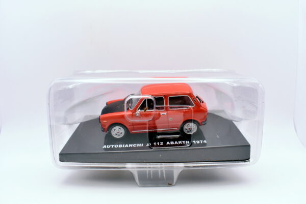 Modellino auto AUTOBIANCHI A112 ABARTH 70 1:43 diecast modellismo collezione - immagine 2