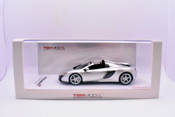 Modellino auto scala 1:43 Mclaren 650S spider TSM modellismo statico - immagine 2