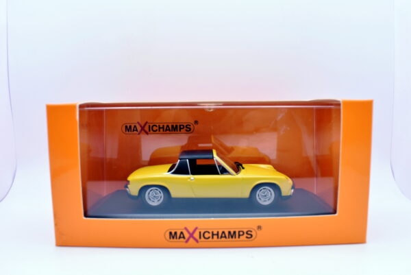 Modellino auto scala 1:43 vw Porsche 914/4 Maxichamps diecast modellismo da collezione - immagine 2
