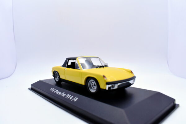 Modellino auto scala 1:43 vw Porsche 914/4 Maxichamps diecast modellismo da collezione - immagine 3