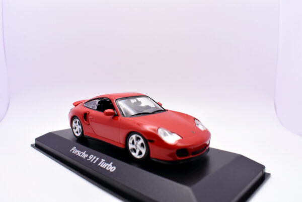 Modellino auto scala 1:43 Porsche 911 turbo Maxichamps diecast modellismo da collezione - immagine 3
