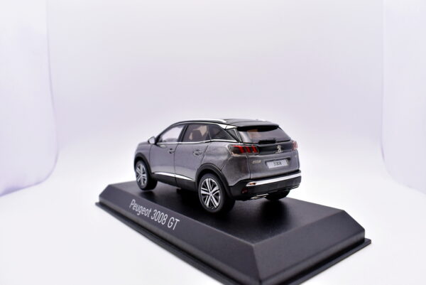 Modellino auto scala 1:43 Peugeot 3008 GT diecast modellismo statico da collezione - immagine 5