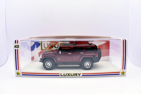 Modellino auto 1:43 hummer h3 Luxury collezione modellismo statico - immagine 2