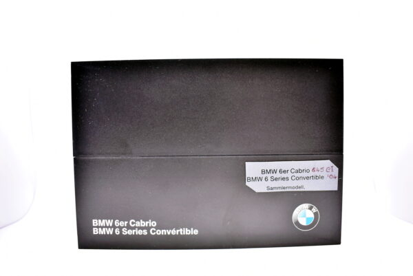 Modellino auto scala 1:43 promozionale BMW 6er cabrio modellismo statico - immagine 2