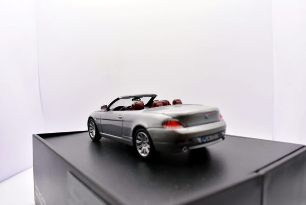 Modellino auto scala 1:43 promozionale BMW 6er cabrio modellismo statico - immagine 5