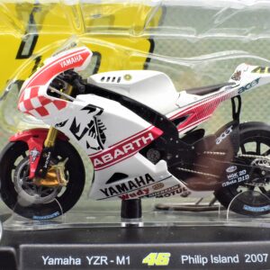 Modellini moto Valentino Rossi 1:18 YAMAHA YZR-M1 philip island 2007 gp motor bike