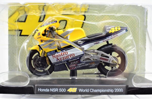 Modellini moto Valentino Rossi 1:18 Honda NSR 500 world championship 2000 gp motor bike