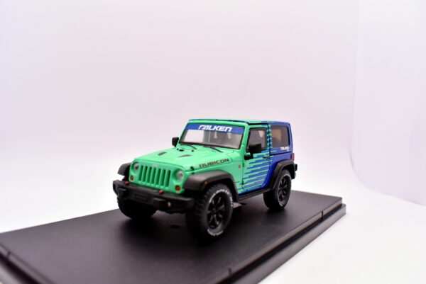 Modellino auto scala 1:43 jeep wrangler rubicon greenlight diecast modellismo statico - immagine 3