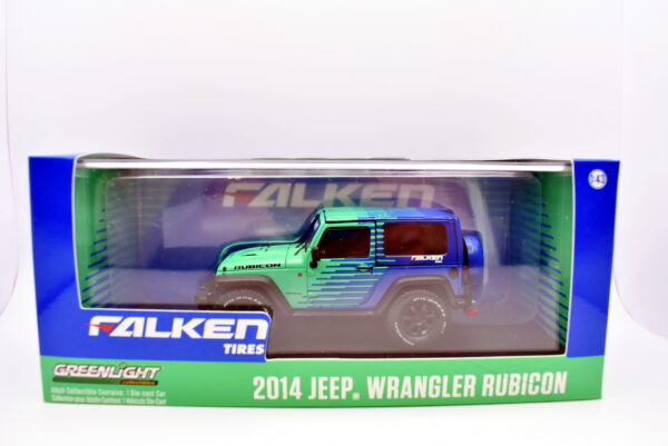 Modellino auto scala 1:43 jeep wrangler rubicon greenlight diecast modellismo statico - immagine 4