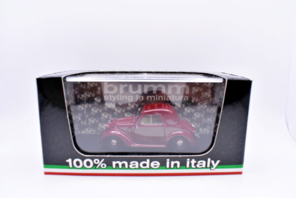 Modellino auto scala 1:43 Fiat 500 a  topolino 1 serie Brumm diecast modellismo statico - immagine 4