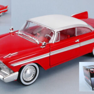 Modellino auto scala 1:24 PLYMOUTH FURY CHRISITNE LA MACCHINA INFERNALE modellismo