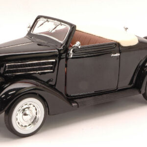Modellino auto scala 1:24 FORD DELUXE CABRIOLET 1936 modellismo statico