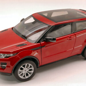 Modellino auto scala 1:24 RANGE ROVER EVOQUE 2011 RED diecast modellismo statico