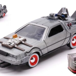 Modellino auto scala 1:32 RITORNO AL FUTURO TIME MACHINE BACK TO THE FUTURE