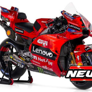 Modellino moto scala 1:18 DUCATI DESMOSEDICI LENOVO 2024 BAGNAIA modellismo statico