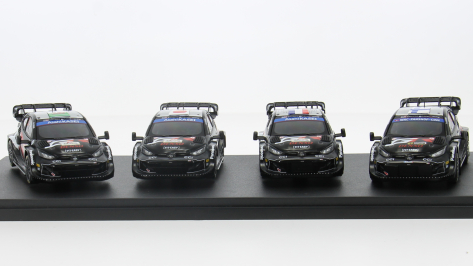 Modellino auto rally scala 1:43 Ixo Model  TOYOTA GR YARIS RALLY1 HYBRID RALLY WM 2024 SET