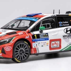 Modellino auto rally scala 1:43 Ixo Model  HYUNDAI i20 N N.1 RALLY2 RALI CEREDIGION 2024 PADDON-KENNARD modellismo