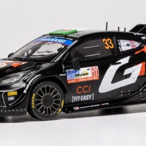 Modellino auto rally scala 1:43 Ixo Model  TOYOTA GR YARIS N.33 RALLY1 JAPAN 2024 EVANS-MARTIN modellismo