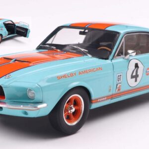 Modellino auto scala 1:18 Solido  SHELBY GT500 N.4 RACING TRIBUTE 1967 racing modellismo