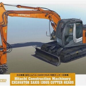 Modellino model kit di montaggio Hasegawa HITACHI ZAXIS 135US CUTTER HEADS 1:35