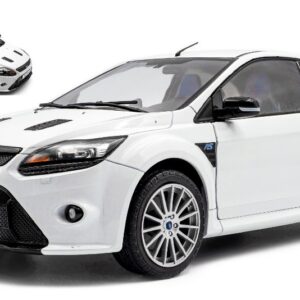 Modellino auto scala 1:18 Solido  FORD FOCUS RS MK2 2009 PLUS FROZEN WHITE diecast modellismo statico