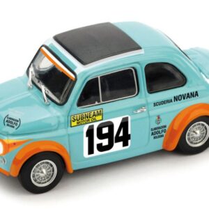 Modellino auto scala 1:43 Brumm  FIAT ABARTH 595 SS P.S.STEFANO 1971 N.194 V.GATTAFONI CONF.ABARTH racing modellismo