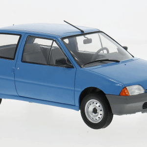 Modellino auto scala 1:24 CITROEN AX 1986 BLUE diecast modellismo statico