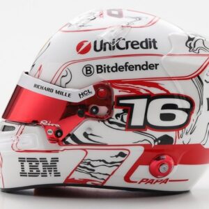 Modellino Looksmart CASCO HELMET CHARLES LECLERC JAPAN GP 2025 modellismo