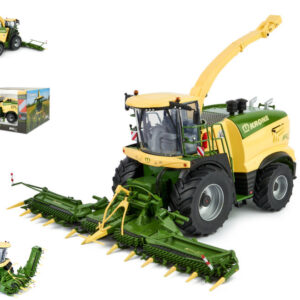 Modellino trattore mezzi agricoli Ros TRINCIAFORAGGI KRONE BIGX 1180X COLLECT 900-3 EASY FLOW 300S 1:32 modellismo