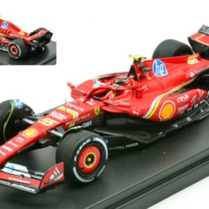 Modellino auto formula 1 F1 scala 1:43 Looksmart  FERRARI SF-24 N.55 2nd AUSTIN GP 2024 C.SAINZ modellismo statico