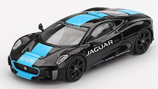 Modellino auto scala 1:64 Mini GT  JAGUAR C-X75 BLACK JAGUAR CX75BLACK 2010 1:64 diecast modellismo statico