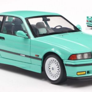Modellino auto scala 1:18 Solido  BMW E36 M3 COUPE SOLIDO WORKS 1991 MINT GREEN diecast modellismo statico