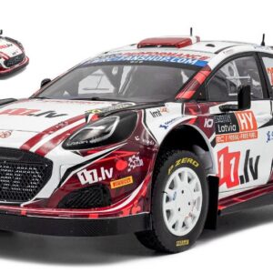 Modellino auto rally scala 1:18 Solido  FORD PUMA HYBRID N.22 RALLY1 LATVIA 2024 M.SESKS-R.FRANCIS