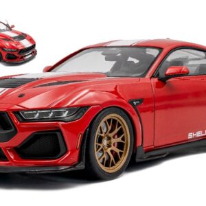 Modellino auto scala 1:18 Solido  SHELBY MUSTANG SUPER SNAKE 2025 RACE RED diecast modellismo statico
