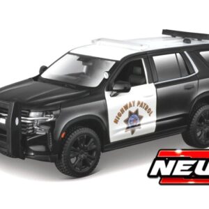 Modellino auto scala 1:27 CHEVROLET TAHOE POLICE 2012 modellismo statico