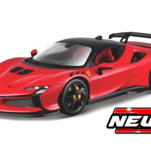 Modellino auto scala 1:18 Burago FERRARI SF90 XX STRADALE RED modellismo statico