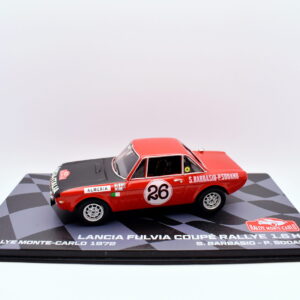 modellino auto rally scala 1:43 lancia fulvia coupe 1.6 HF collezione