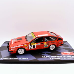 modellino auto rally scala 1:43 alfa romeo gtv6 2.5 collezione