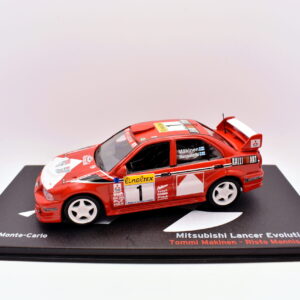 modellino auto rally scala 1:43 Mitsubishi lancer evolution VI collezione