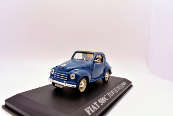Modellino auto scala 1:43 FIAT 500 C topolino diecast collezione da edicola ixo - immagine 4