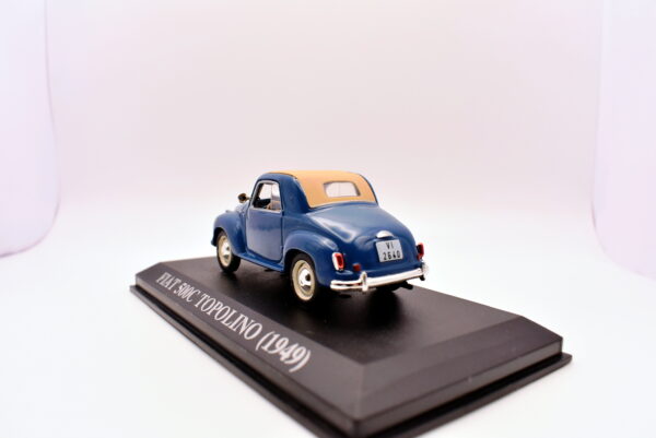 Modellino auto scala 1:43 FIAT 500 C topolino diecast collezione da edicola ixo - immagine 5