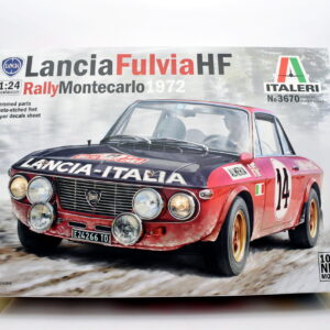 Modellino auto model kit di montaggio Italeri lancia fulvia HF scala 1:24
