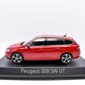 Modellino auto scala 1:43 peugeot 308 SW GT norev diecast modellismo statico da collezione