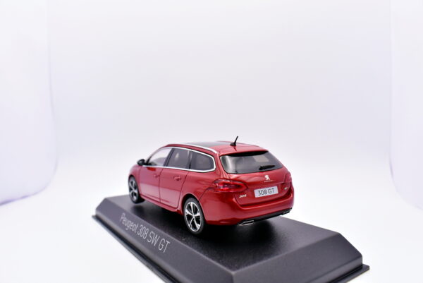 Modellino auto scala 1:43 peugeot 308 SW GT norev diecast modellismo statico da collezione - immagine 4