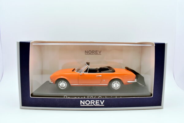 Modellino auto scala 1:43 peugeot 504 cabriolet norev diecast modellismo statico da collezione - immagine 2