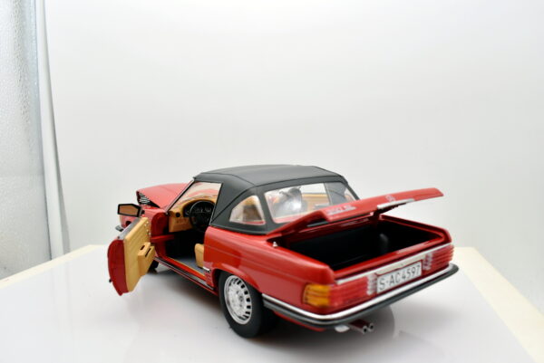 Modellino auto scala 1:18 Mercedes benz 350 SL Sun Star diecast modellismo da collezione - immagine 4