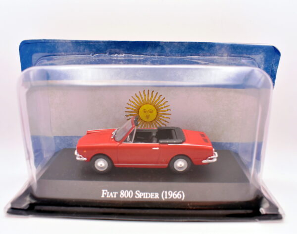 Modellino auto scala 1:43 FIAT 800 spider diecast collezione da edicola ixo