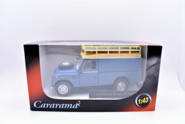 Modellino auto scala 1:43 land rover series III 109 modellismo statico collezione car - immagine 2