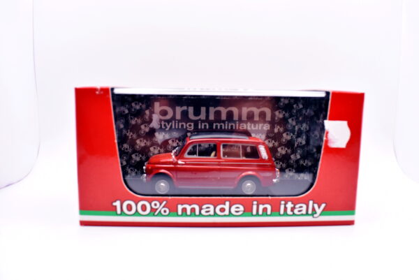 Modellino auto scala 1:43 Fiat 500 giardiniera Brumm diecast modellismo statico - immagine 5
